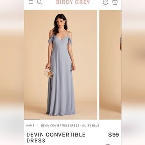 NWT Birdy Grey Devin Convertible Dress